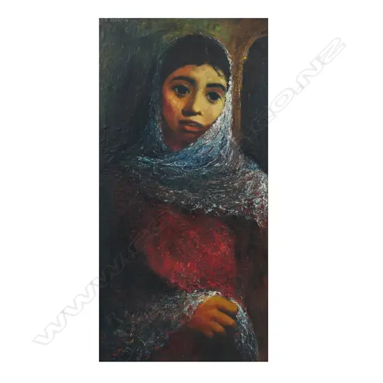 Jan Nigro (1920-2012) 'The Lace Scarf',