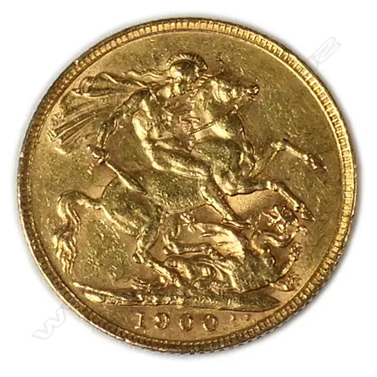 A Victorian full sovereign,