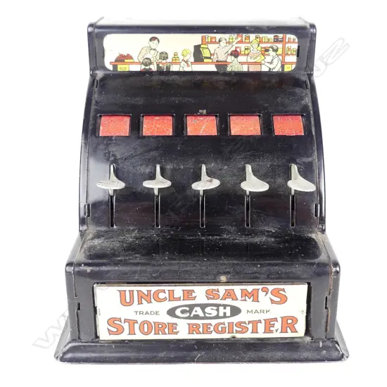 A vintage 'Uncle Sam's Cash Store Register'