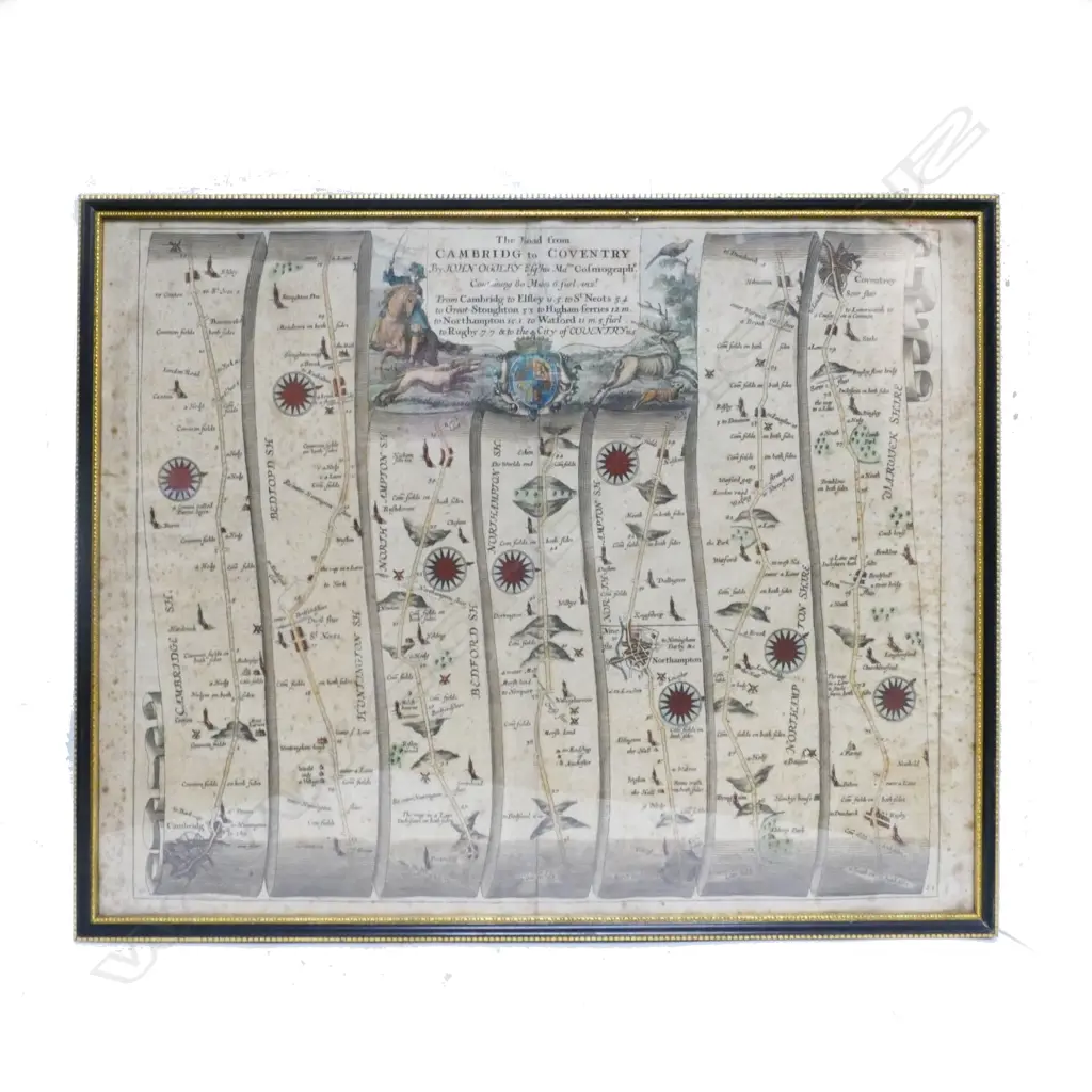An 18thC strip map Image 1++