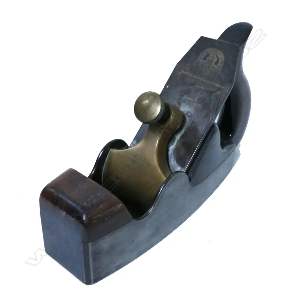 A Spiers rosewood and steel smoother plane Image 1++