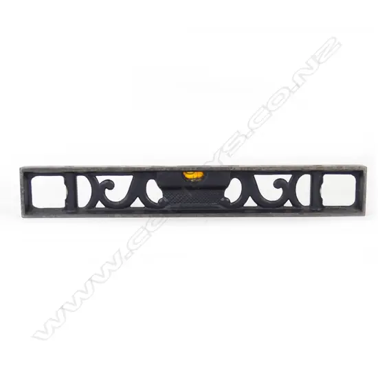 A 12" Starrett & Co. cast iron level