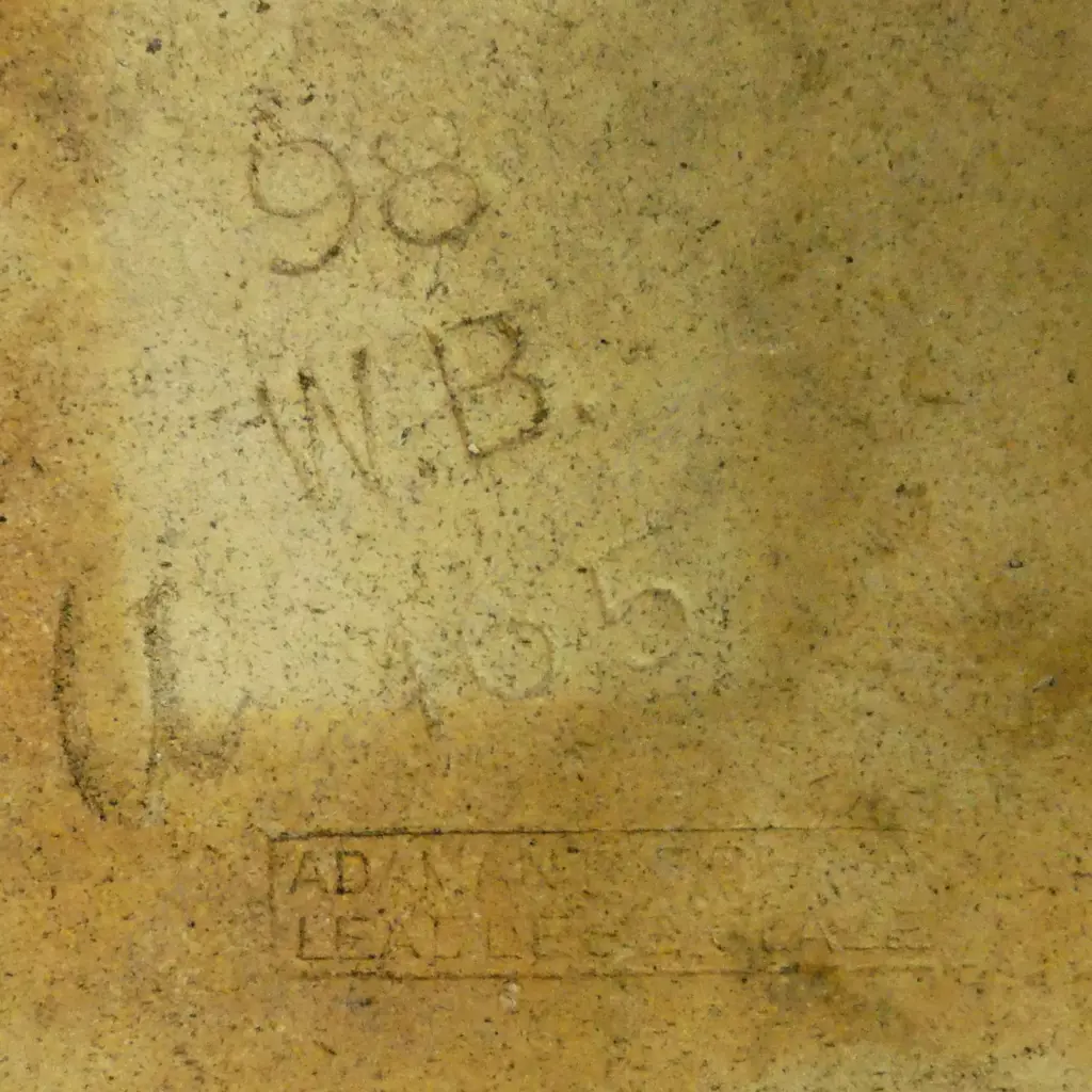 A vintage stone glazed white enamel laundry sink Image 1++