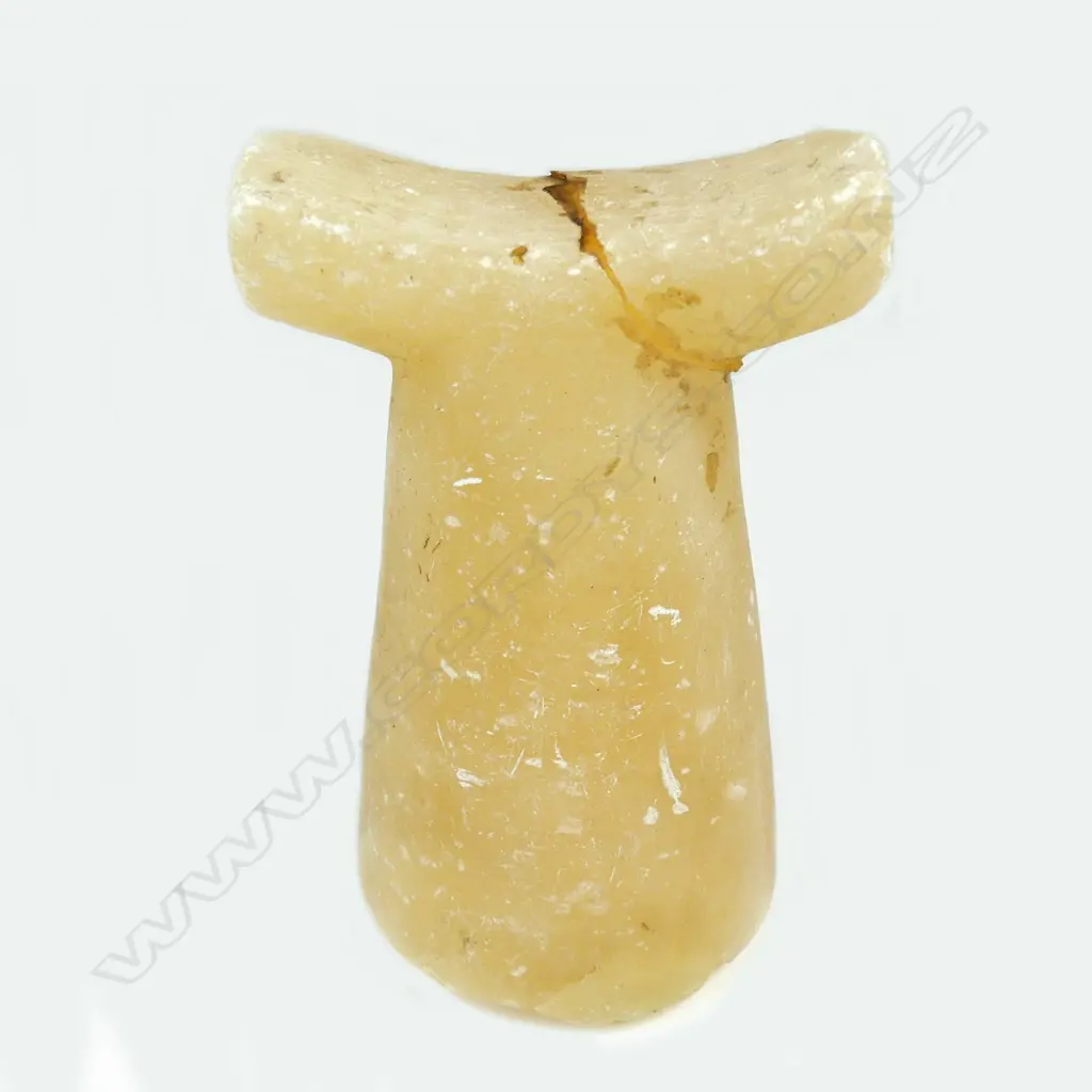 An old Cook Islands calcite reru (pounder) Image 1++