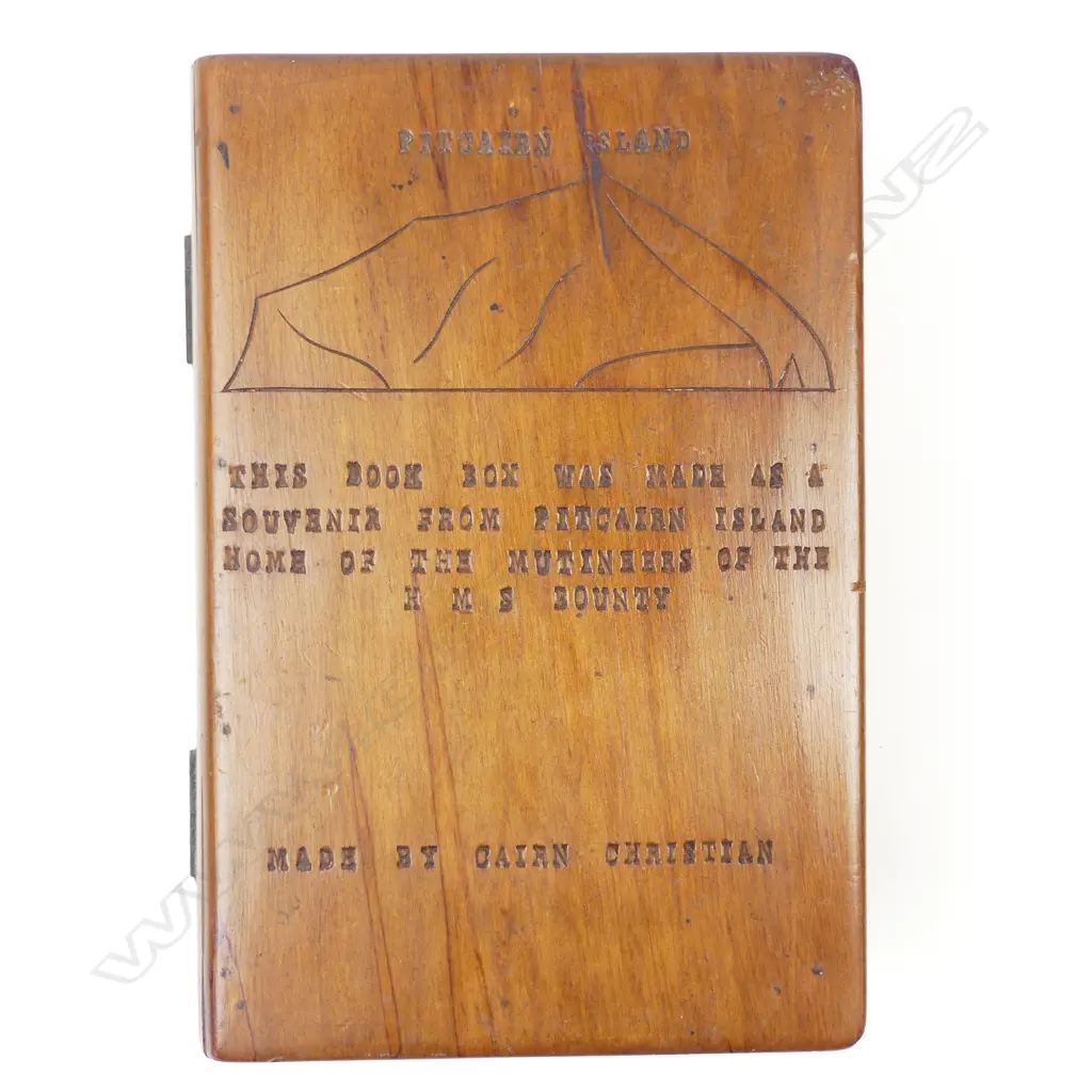 A rare Pitcairn Island book box Image 1++