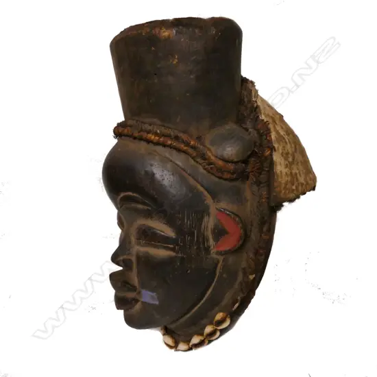 A South African Eastern Cape Province Thembu tribal mask