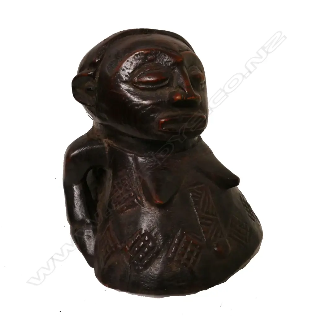 An African Burkino Faso carved wooden figure Image 1++