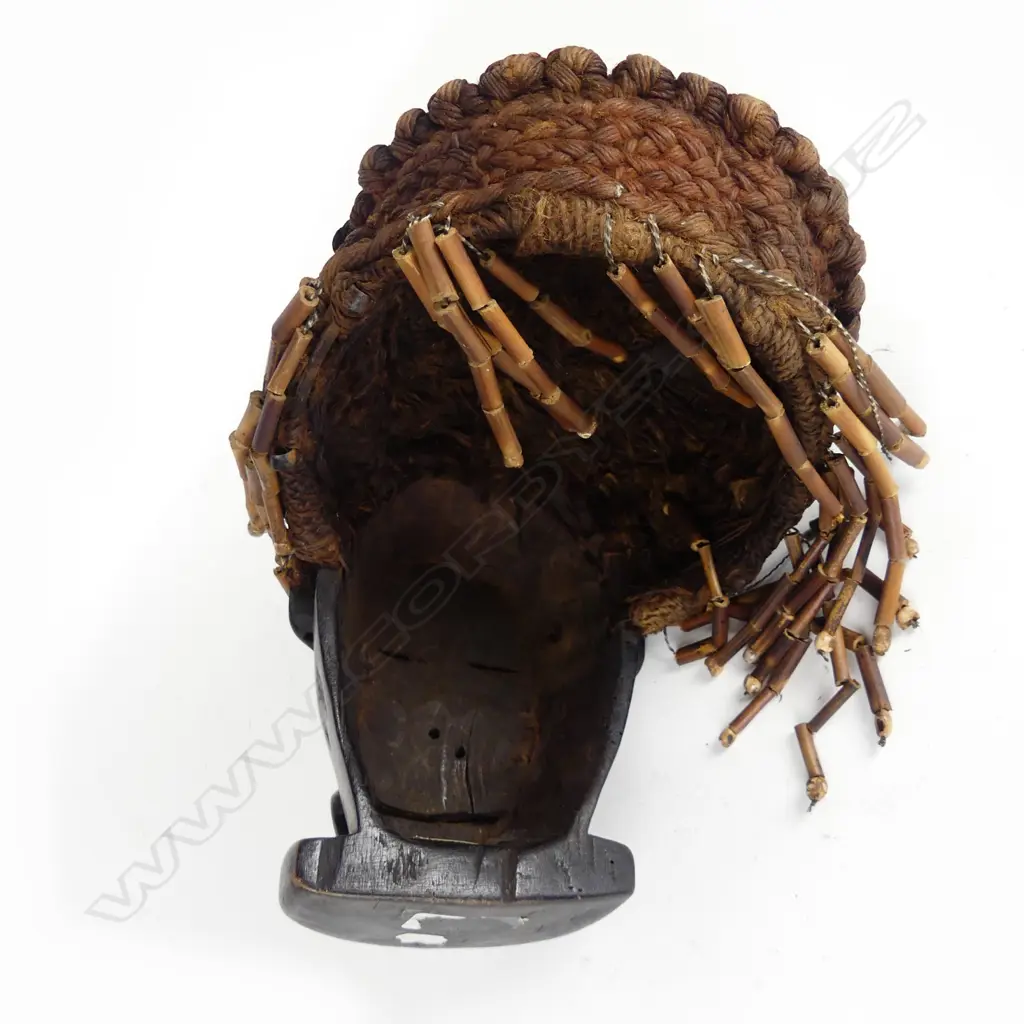 An African Chokwe sacred wooden mask Image 1++