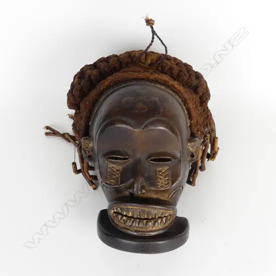 An African Chokwe sacred wooden mask