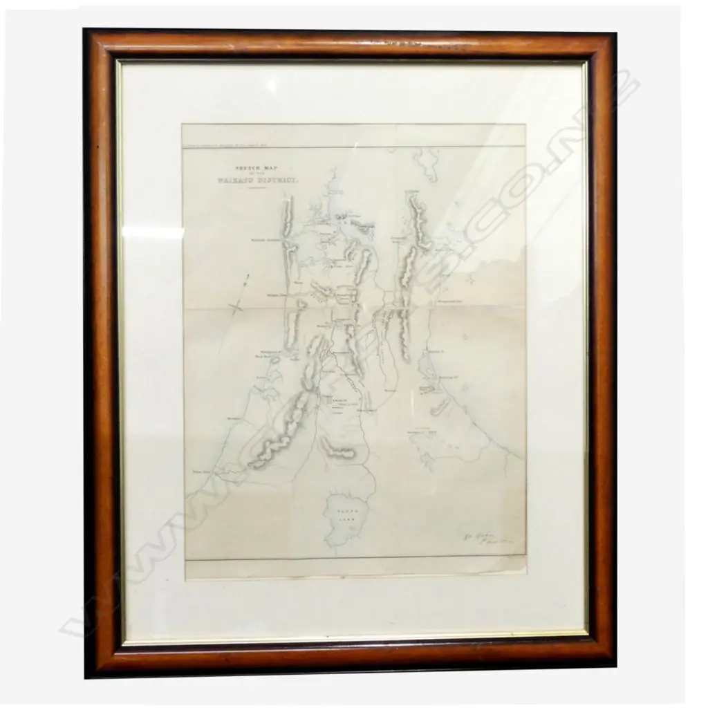 A 'Sketch Map of the Waikato District' Image 1++