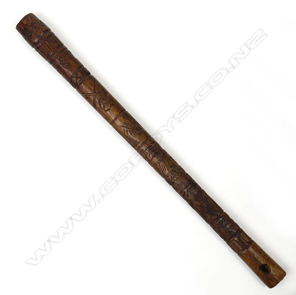 A teak truncheon from the 1913 Great Strike Image 1++