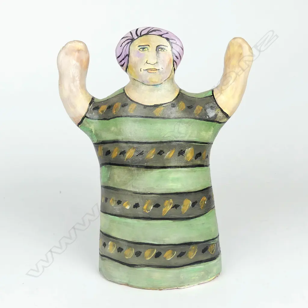 Christine Thacker hand built pottery figure Image 1++