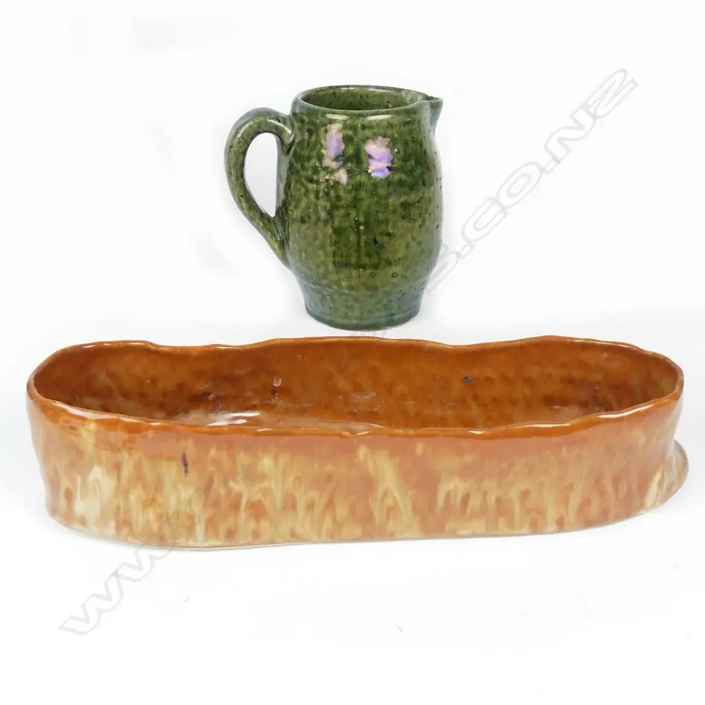 A pottery trough vase by Mollé (Molly Goodsell) Image 1++