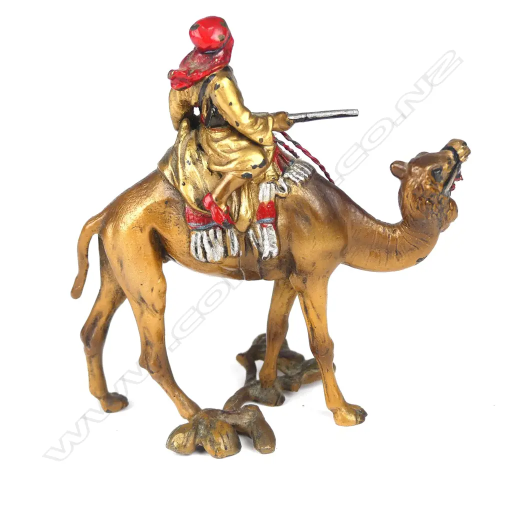 Franz Bergman 1920s Orientalist bronze sculpture Image 1++