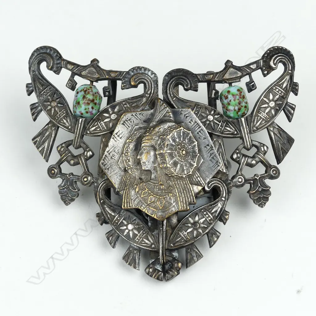 A Belle Epoque two piece belt buckle Image 1++