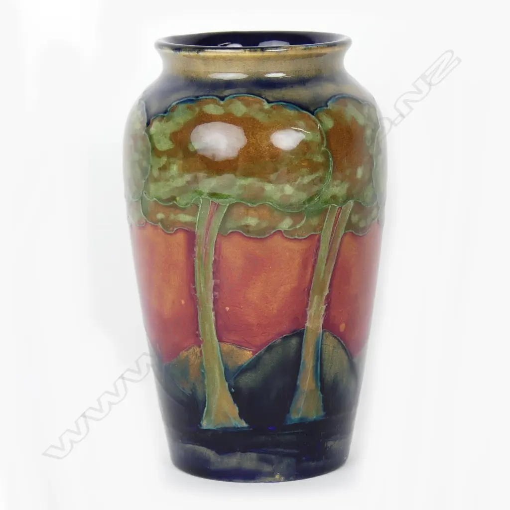 A Moorcroft uncommon 'Eventide' landscape design vase Image 1++