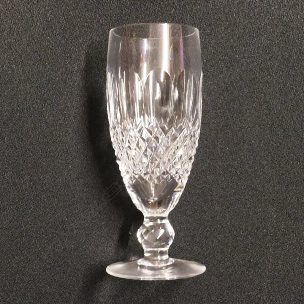 Six Waterford crystal 'Colleen' champagne flutes Image 1++