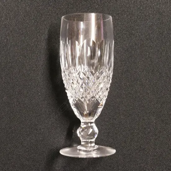 Six Waterford crystal 'Colleen' champagne flutes