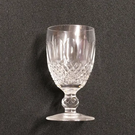 Six Waterford crystal 'Colleen' wine goblets