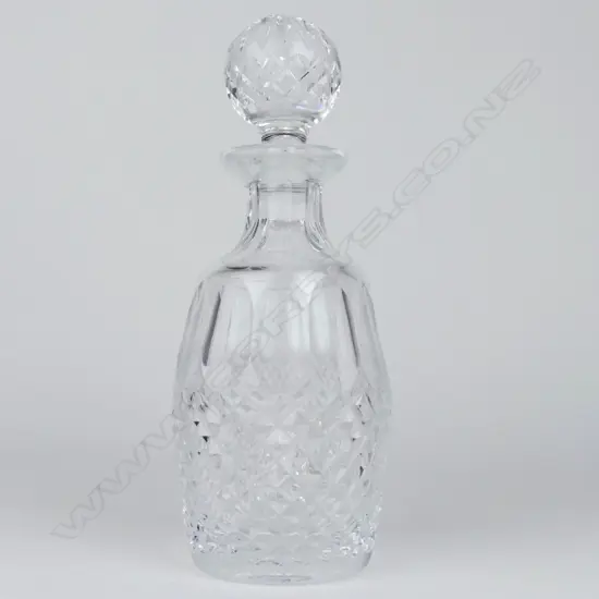 A Waterford crystal decanter in the Colleen pattern