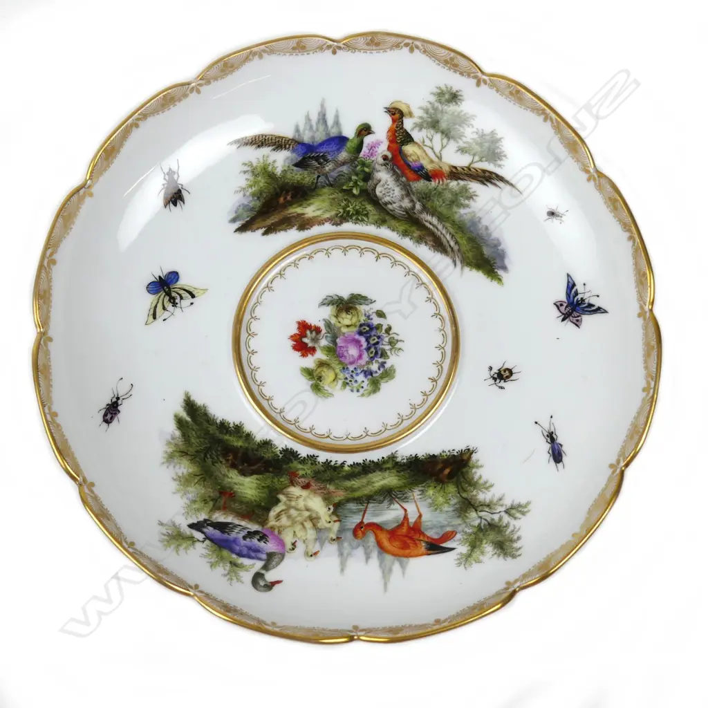 A 19thC Meissen cabinet dish Image 1++