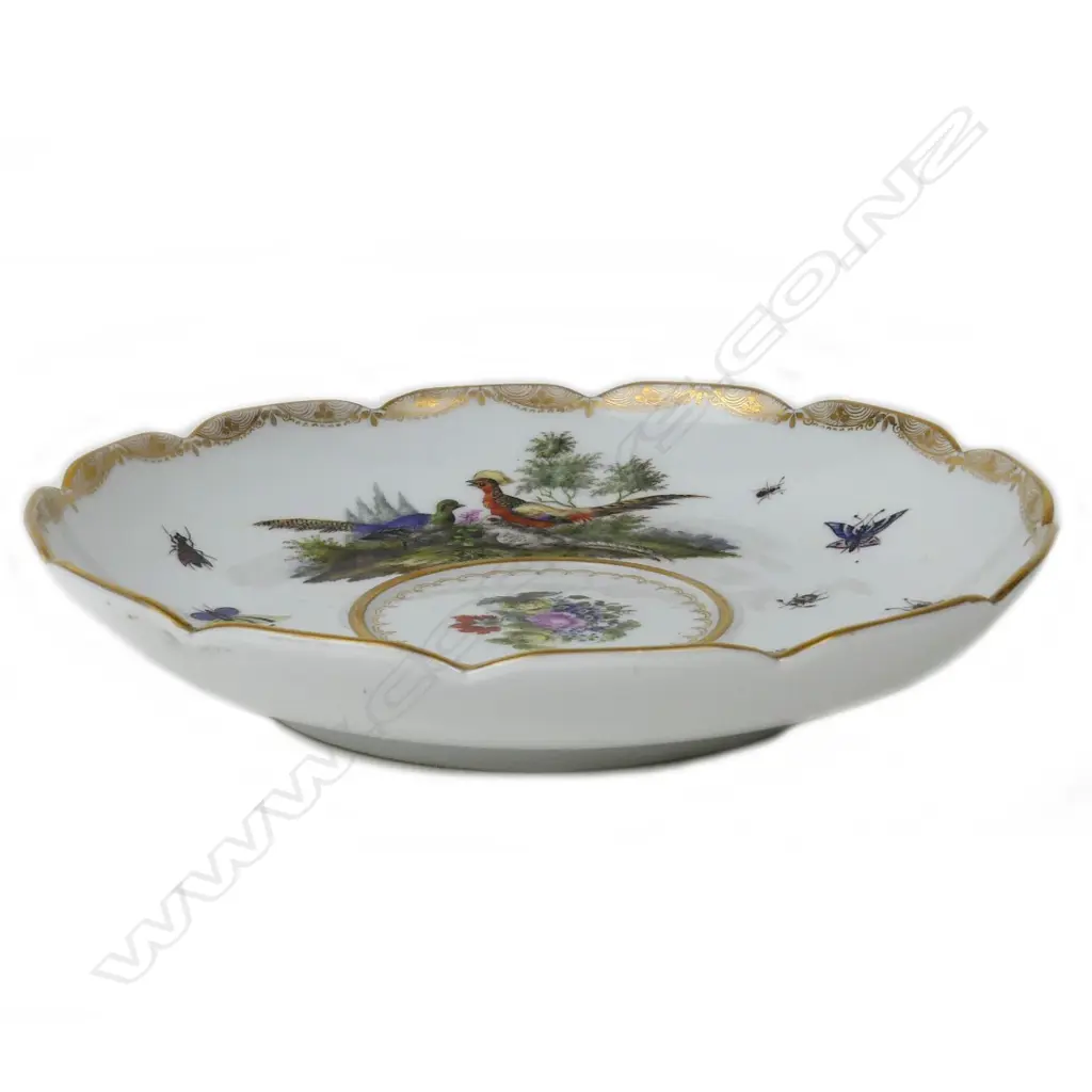 A 19thC Meissen cabinet dish Image 1++