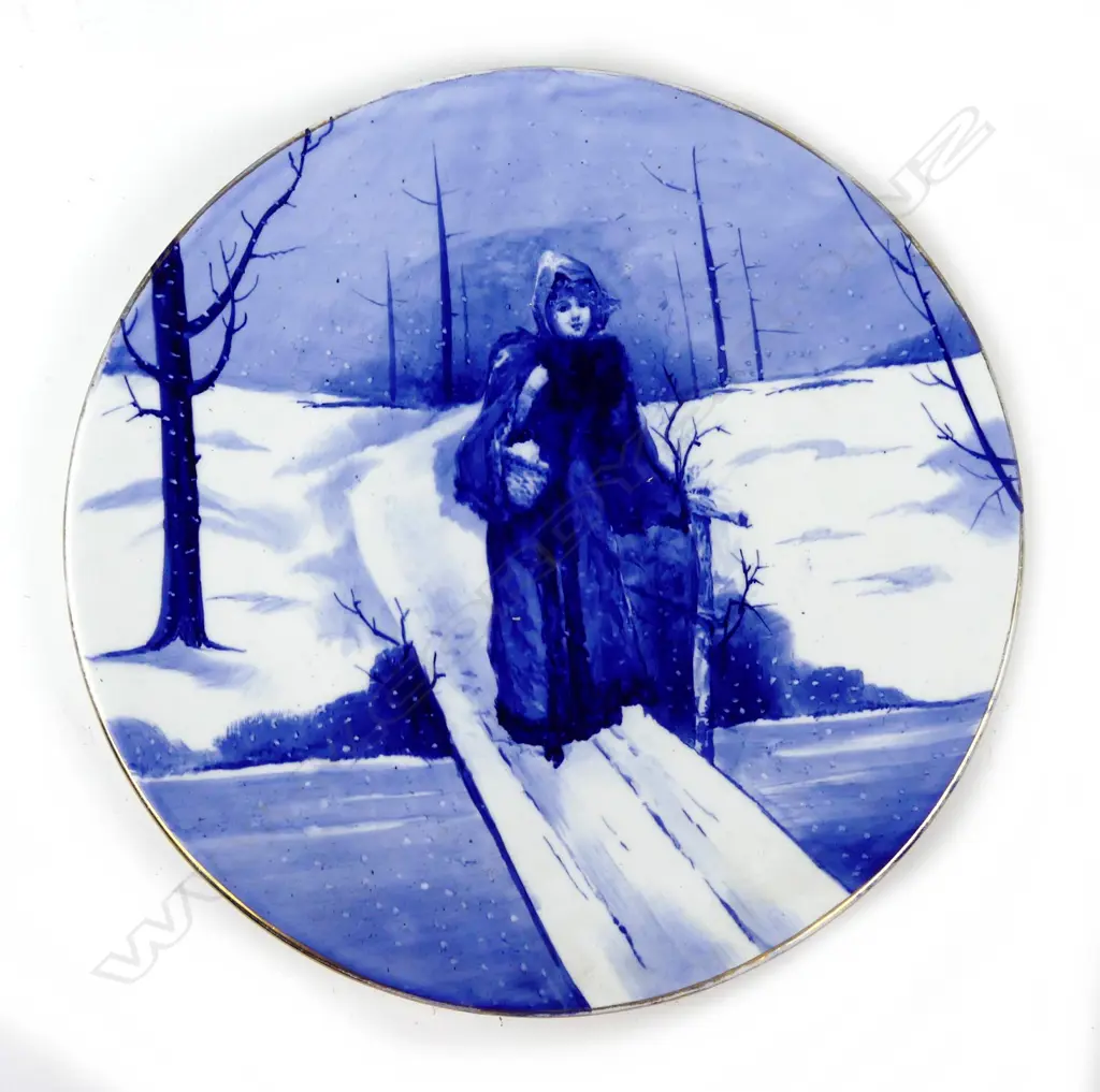 A Royal Doulton 'Blue Children' charger Image 1++