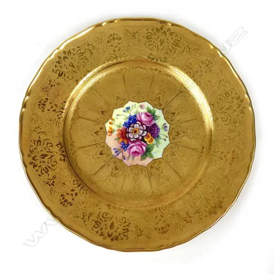 A Royal Worcester cabinet plate