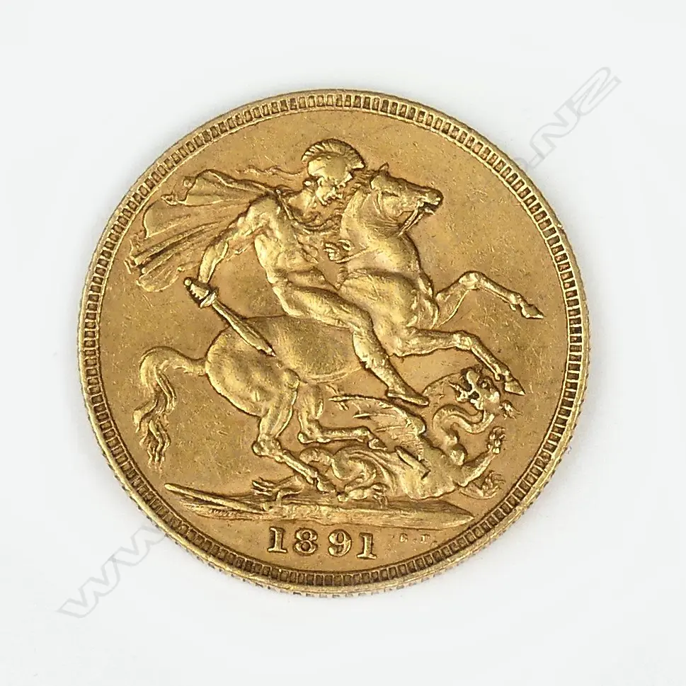 A Victorian gold sovereign Image 1++