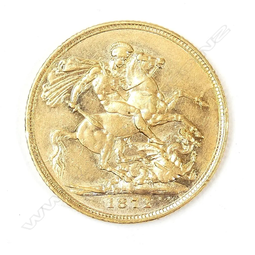 A Victorian gold sovereign Image 1++