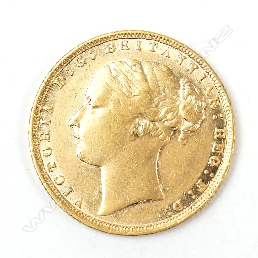 A Victorian gold sovereign Image 1++