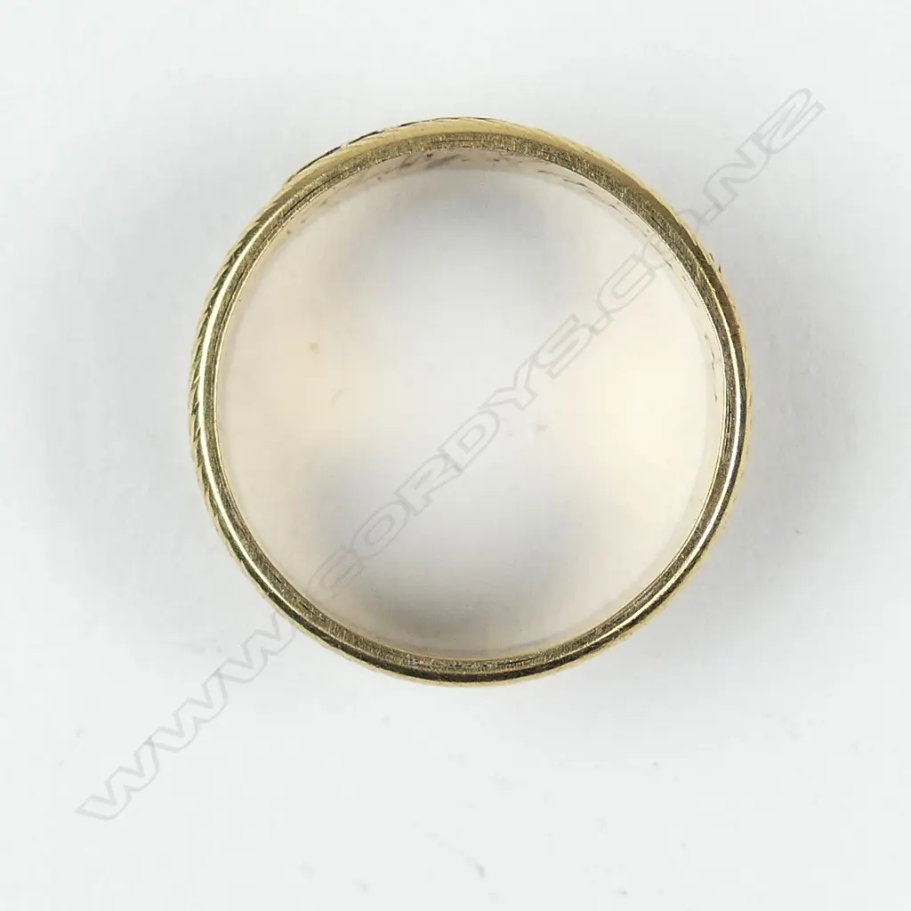 A Regency gold and hair mourning ring Image 1++