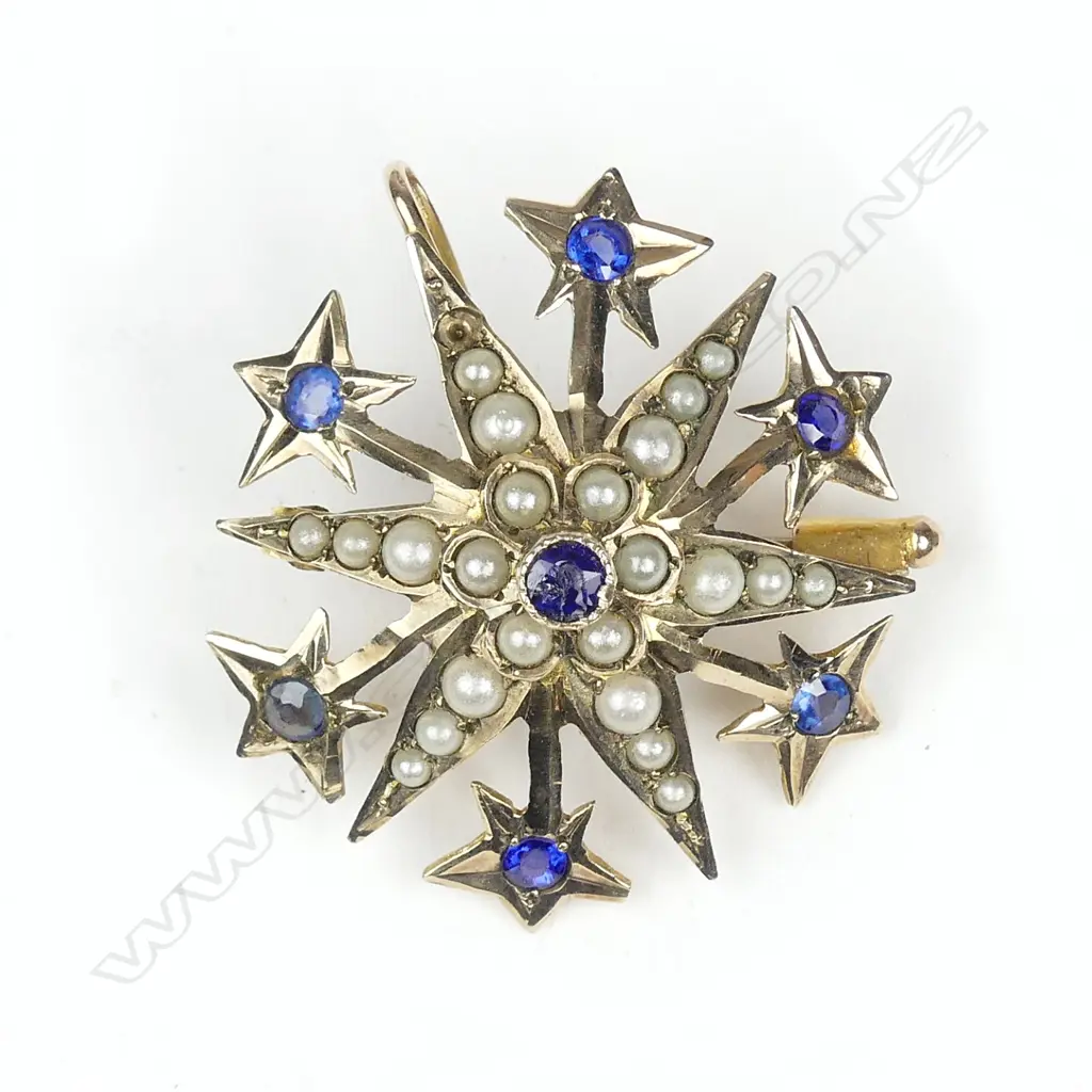 A Victorian 9ct gold pendant/brooch Image 1++