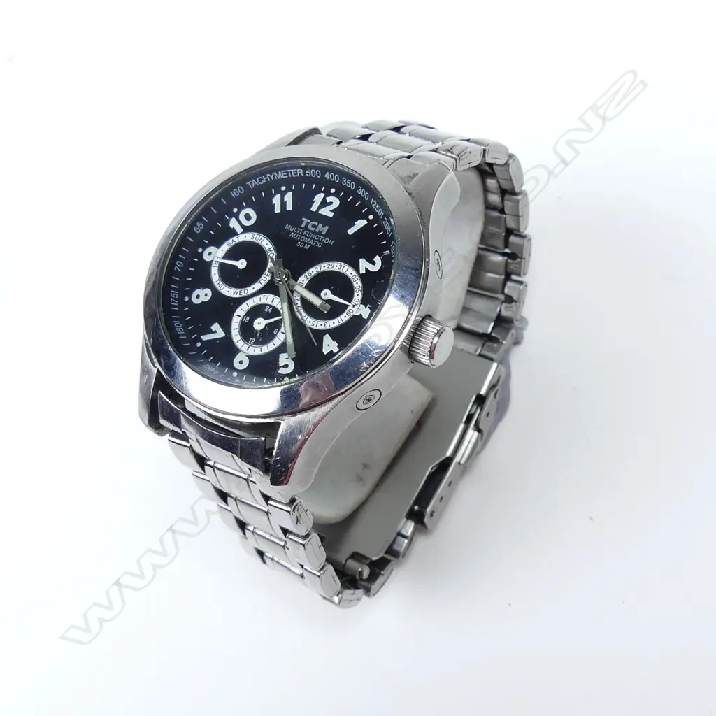 A gent's TCM multifunction automatic 50M wristwatch Image 1++