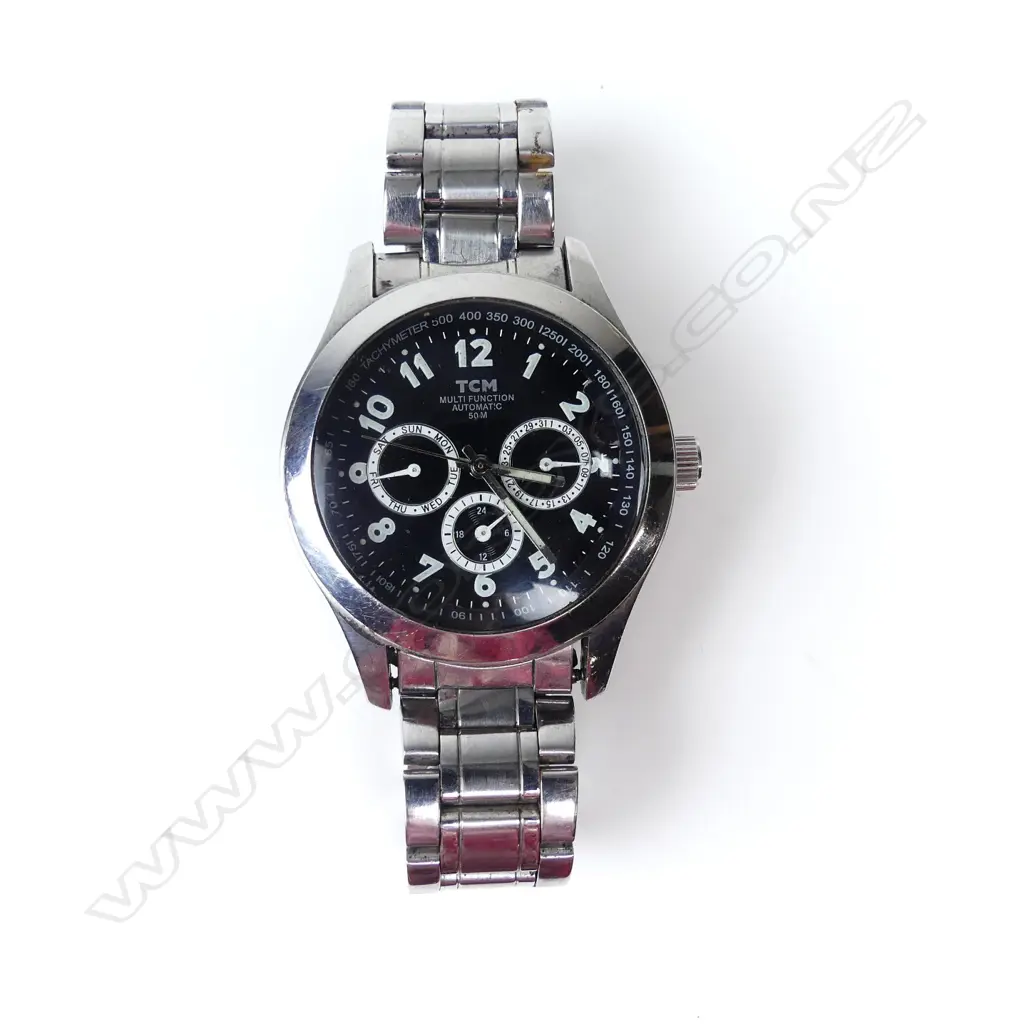A gent's TCM multifunction automatic 50M wristwatch Image 1++