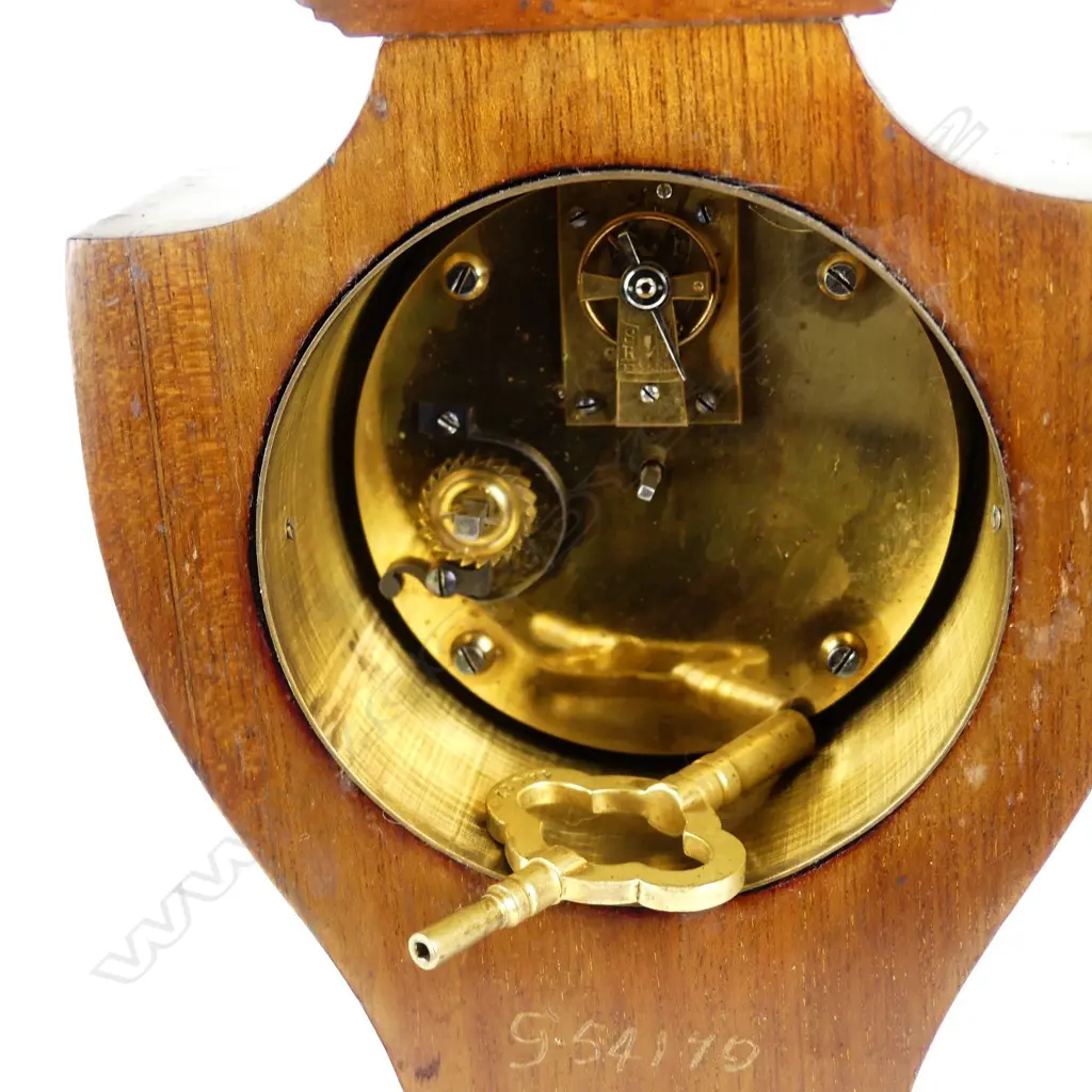 A quality Edwardian Sheraton Revival balloon clock Image 1++