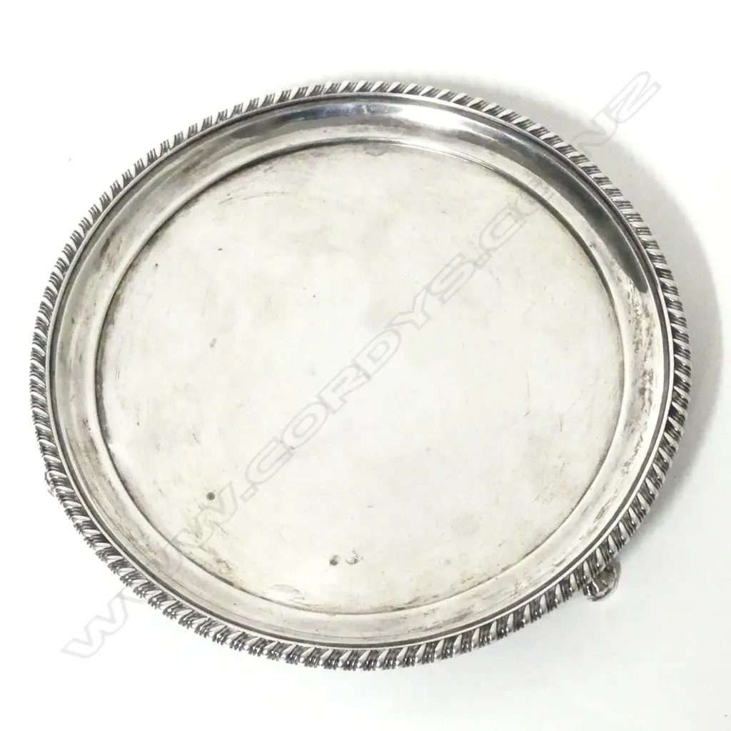 A George IV silver waiter Image 1++