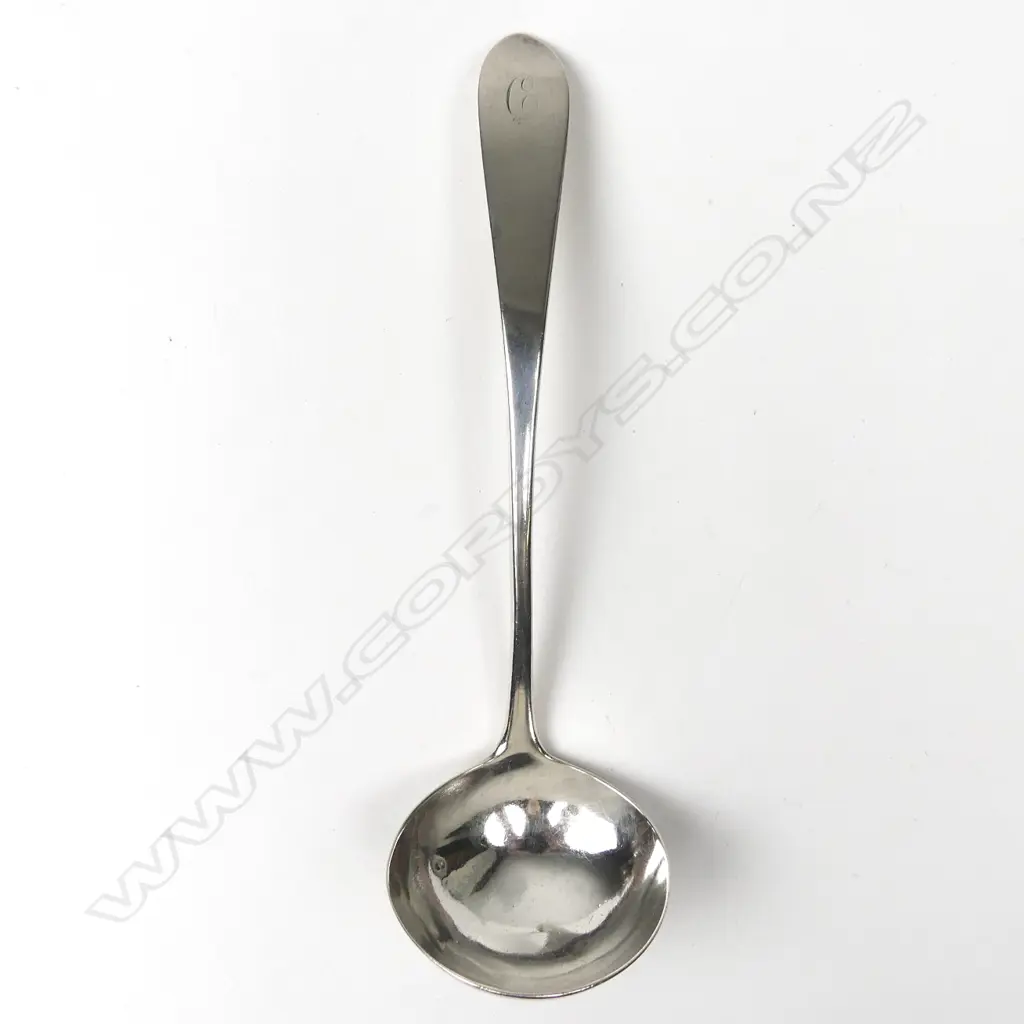 A Scottish silver sauce ladle Image 1++