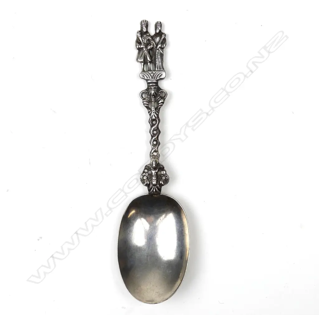An antique Dutch silver wedding spoon Image 1++