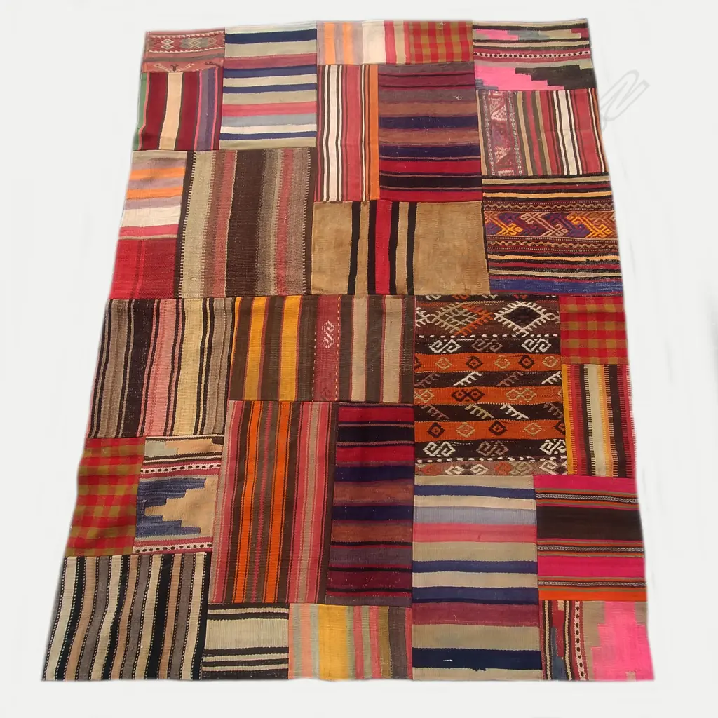 A Turkish patchwork rug Image 1++