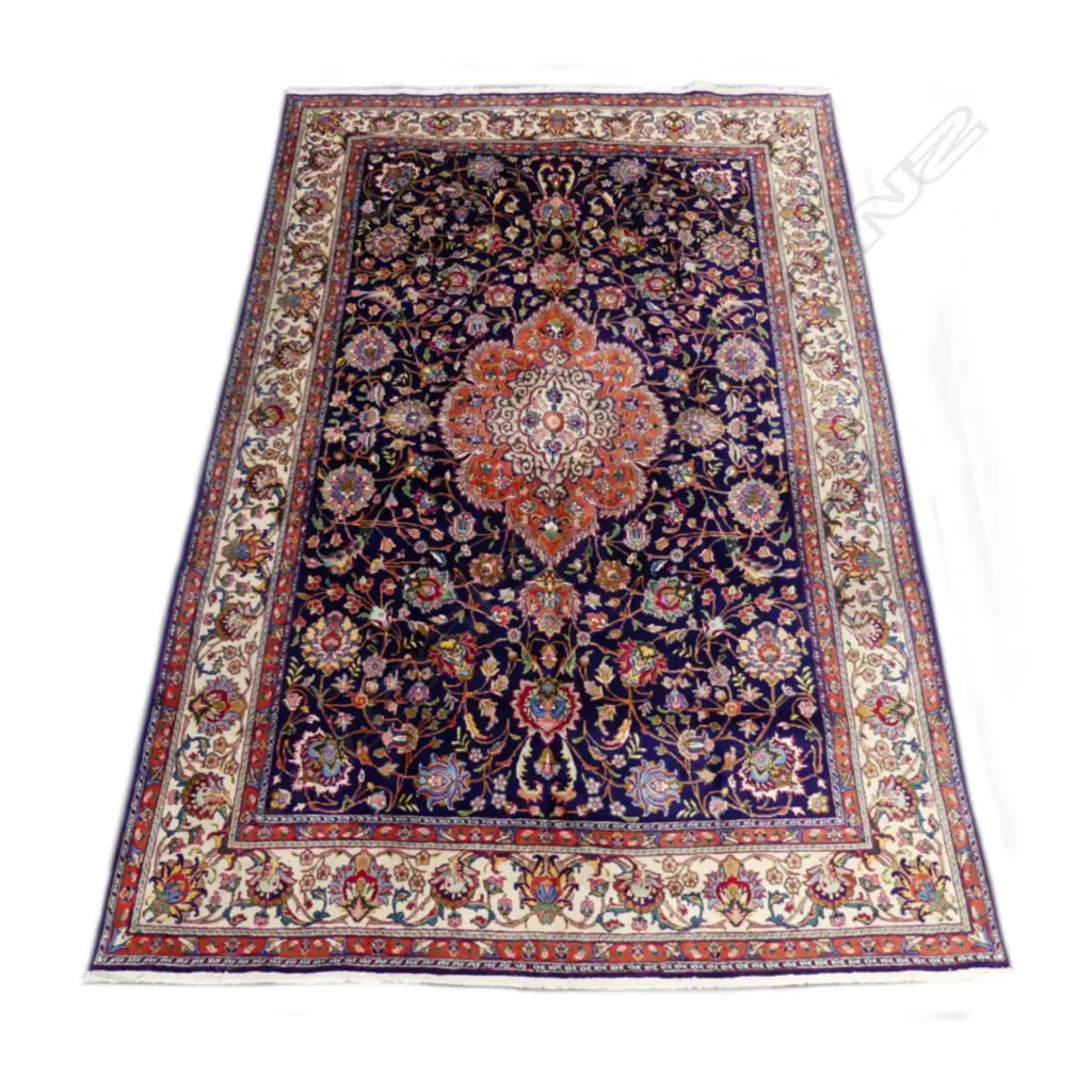 A large hand knotted Tabriz carpet Image 1++