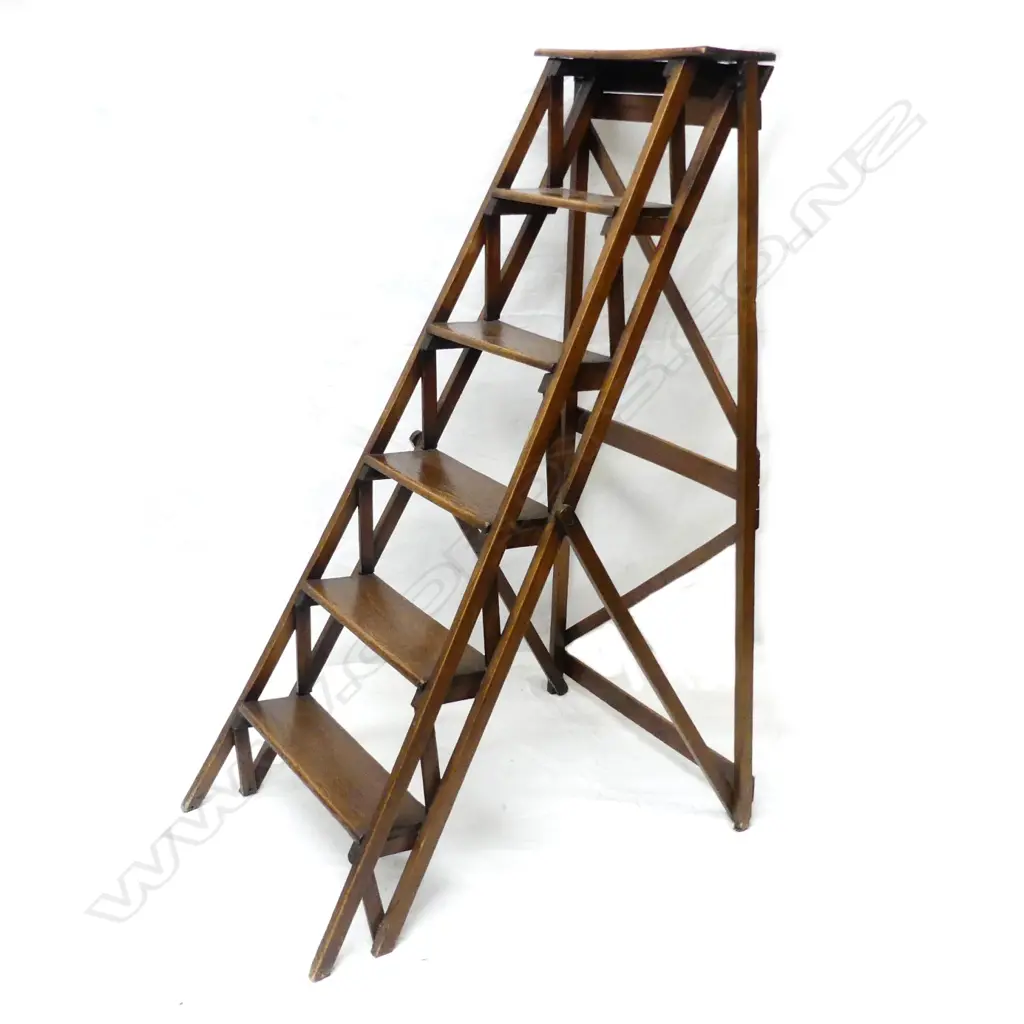 An old pine step ladder Image 1++