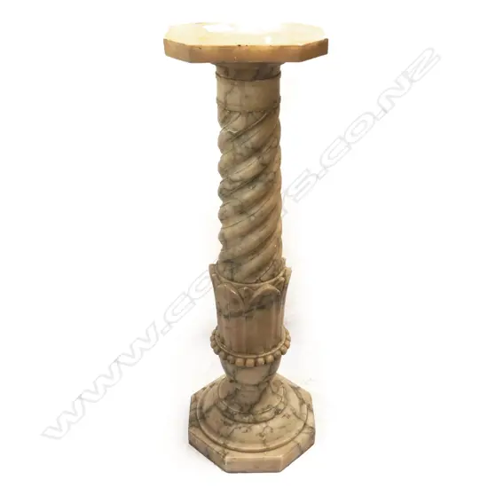 A quality decorative carved marble plinth