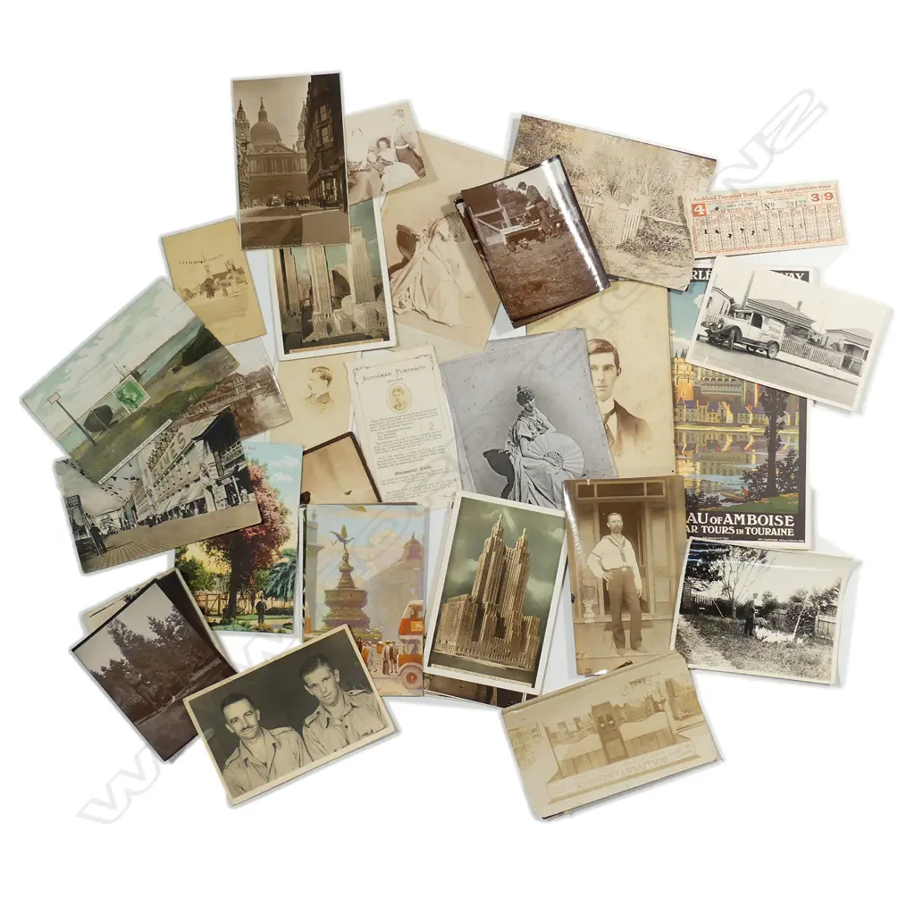 A selection of vintage photos. Includes two pre 1890 Standish & Preece of Christchurch photographs of 'Dundas Walker' Image 1++