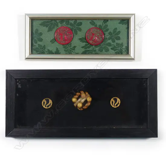Two Malcolm Harrison framed assemblages