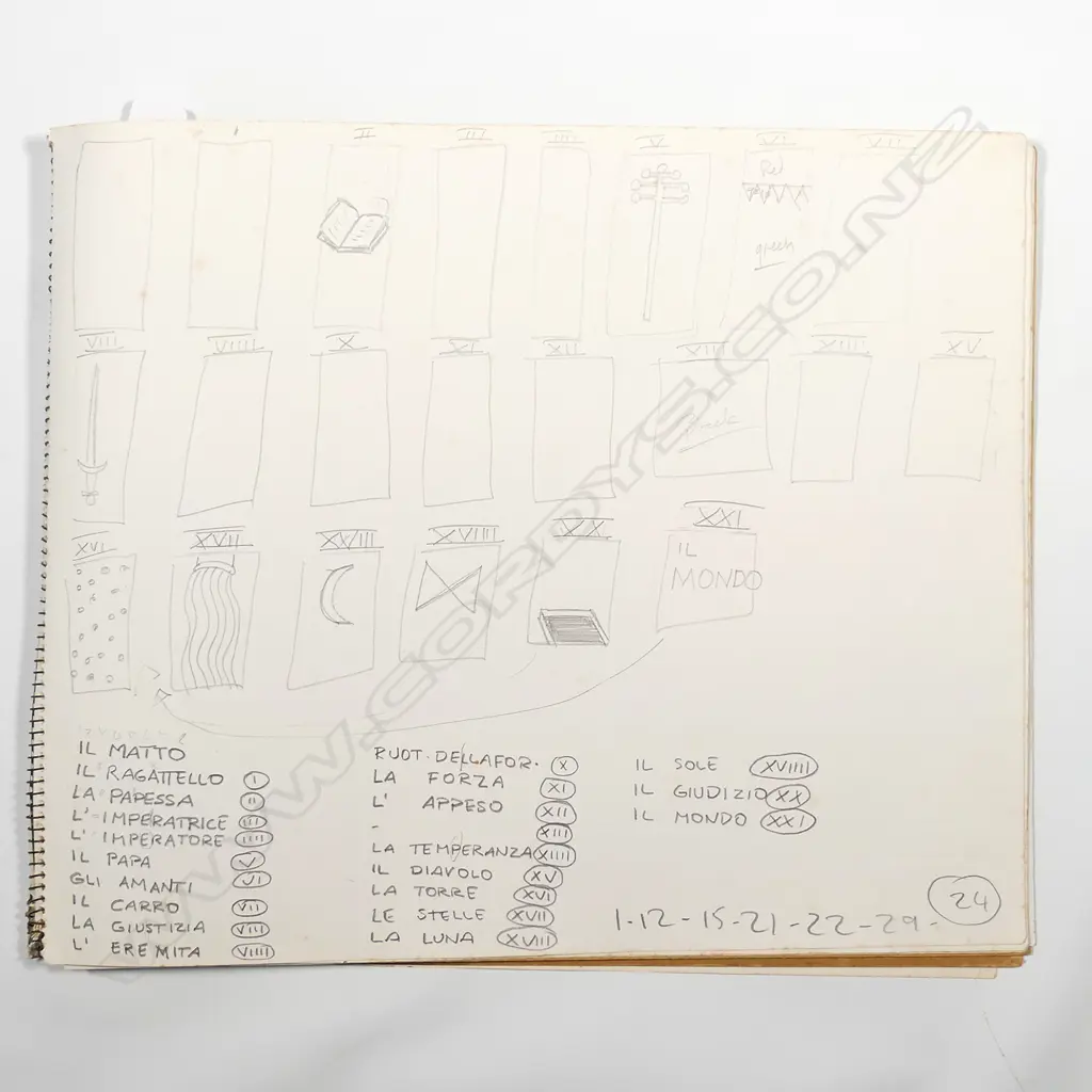 Malcolm Harrison sketch/work book Image 1++