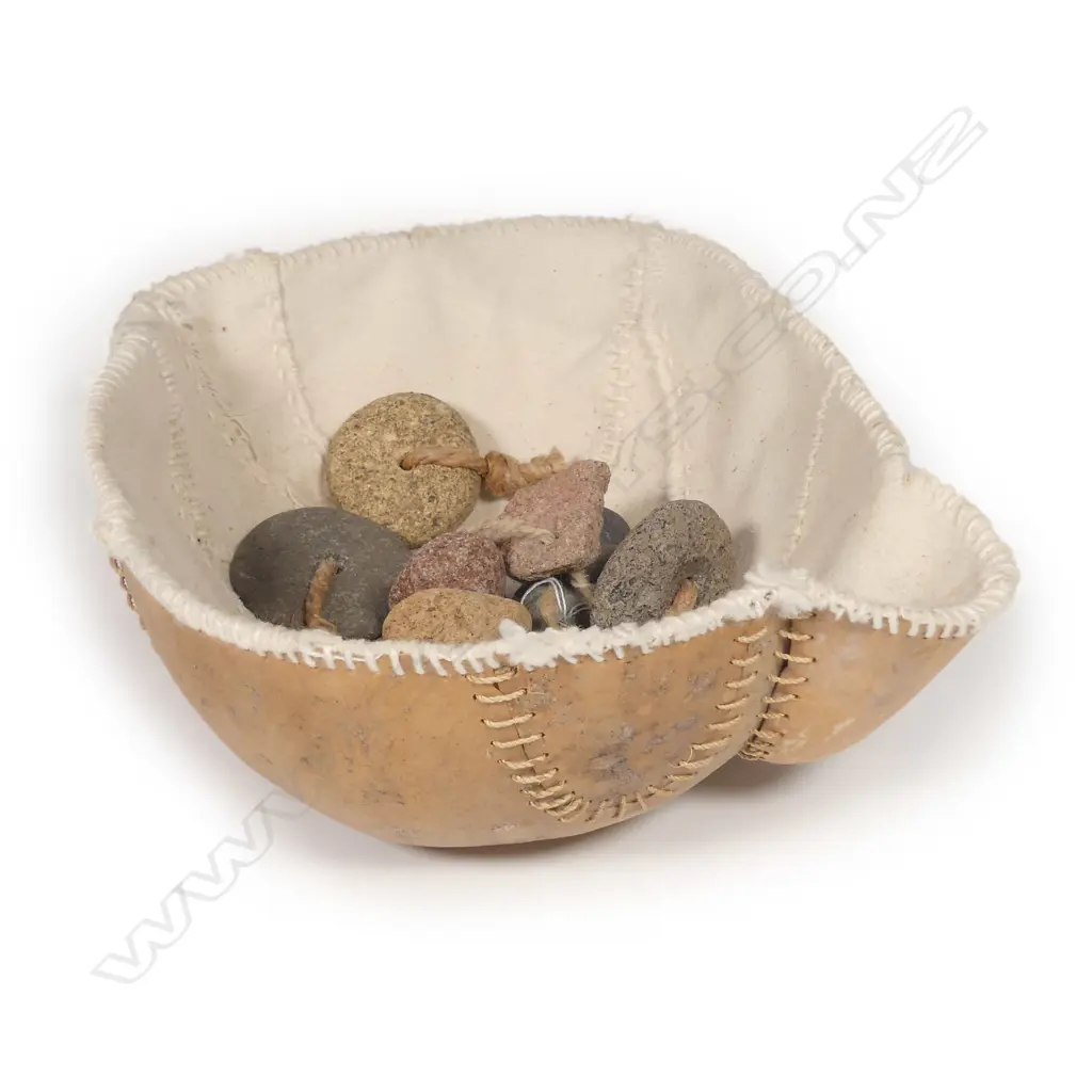 Malcolm Harrison woven gourd panelled lined bowl Image 1++