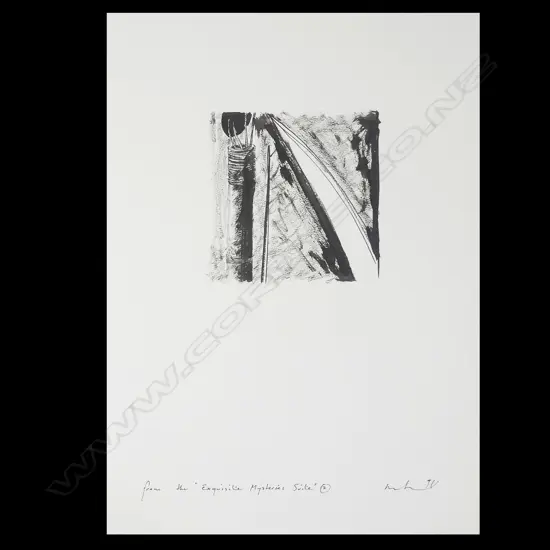 'FROM THE EXQUISITE MYSTERIES SUITE' 1991   #2, INK ON PAPER