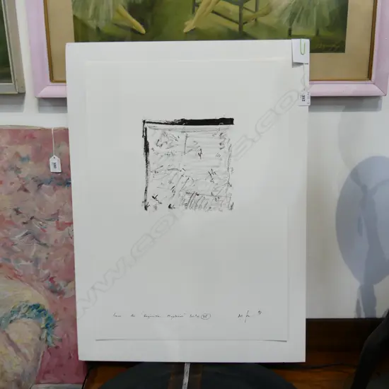 MALCOLM HARRISON, 'FROM THE EXQUISITE MYSTERIES SUITE' 1991, #25, INK ON PAPER