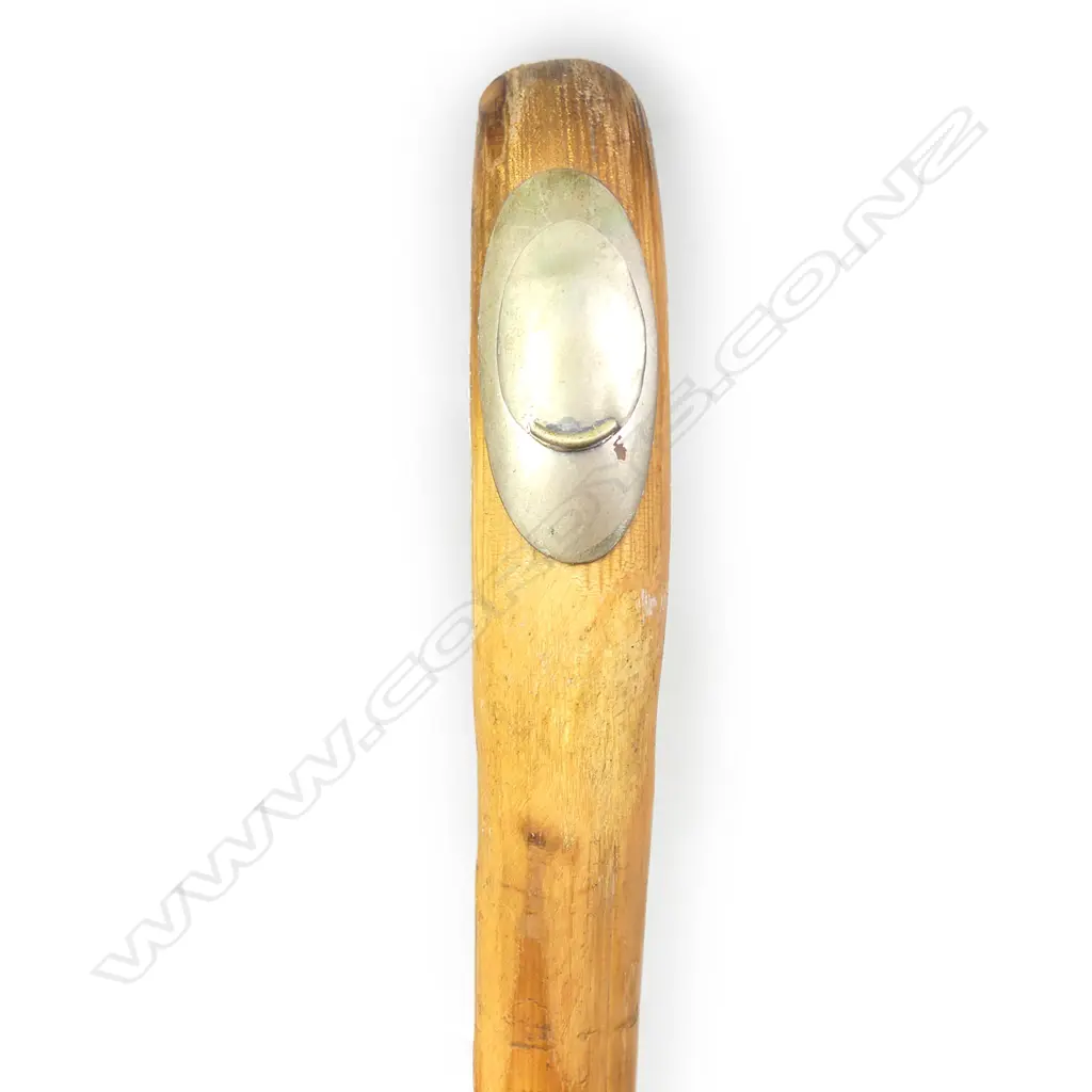 A vintage bamboo horse measuring walking stick Image 1++